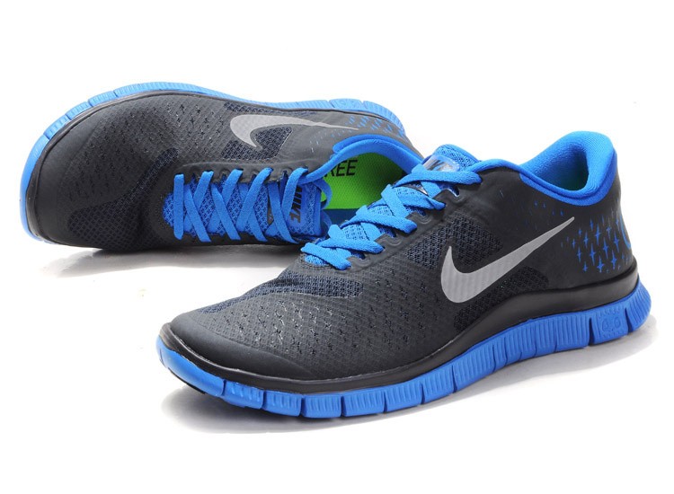 Nike Free 4.0 V2 Mens Shoes Blue Grey